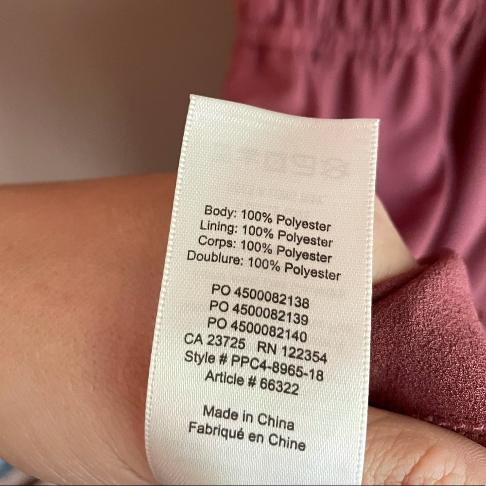 Aritzia Wilfred Effet Mini Dress Dusty Rose size XS - Picture 10 of 11